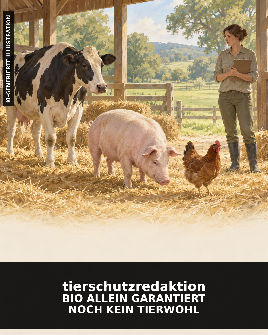 Bio allein garantiert noch kein Tierwohl