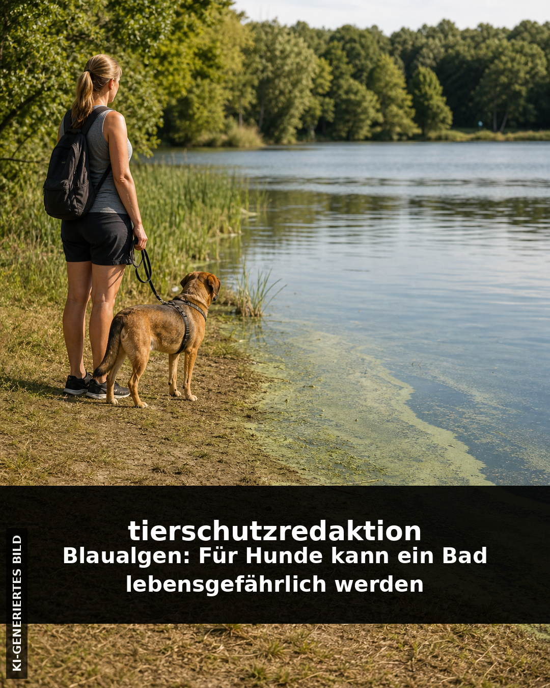 Blaualgen: Für Hunde kann ein Bad lebensgefährlich werden