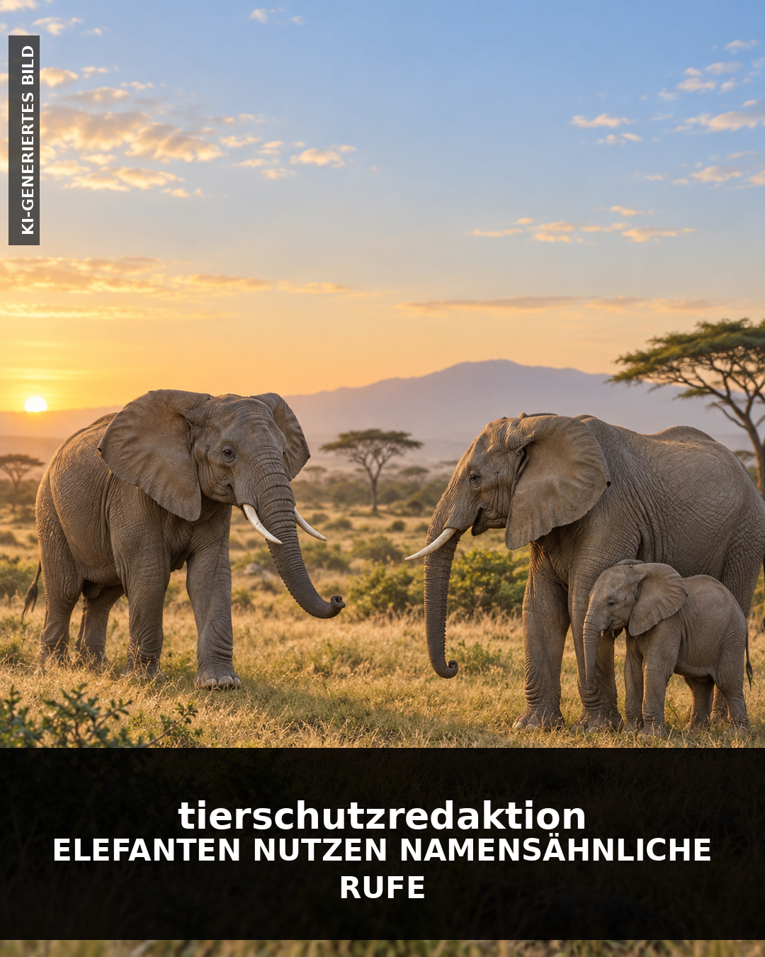 Elefanten nutzen namensähnliche Rufe