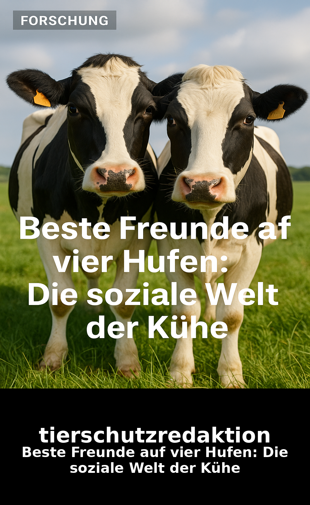 Beste Freunde auf vier Hufen: Die soziale Welt der Kühe