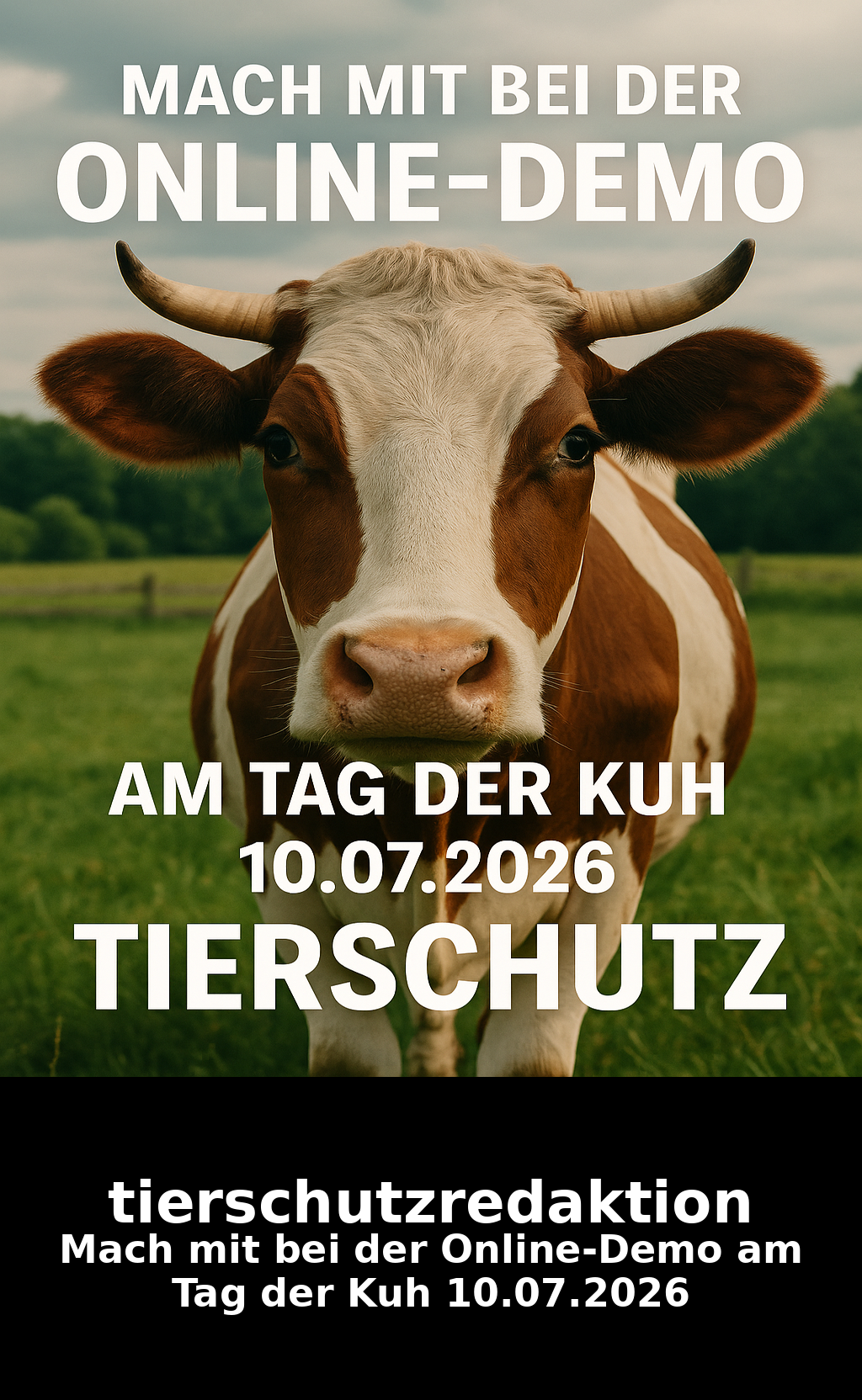Mach mit bei der Online-Demo am Tag der Kuh 10.07.2026