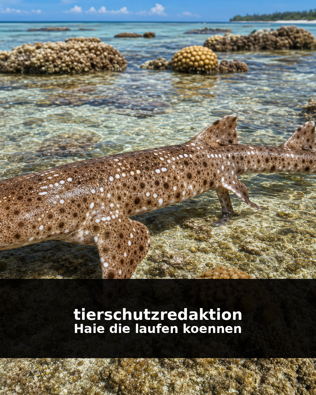 Wusstest du: Es gibt Haie, die laufen können