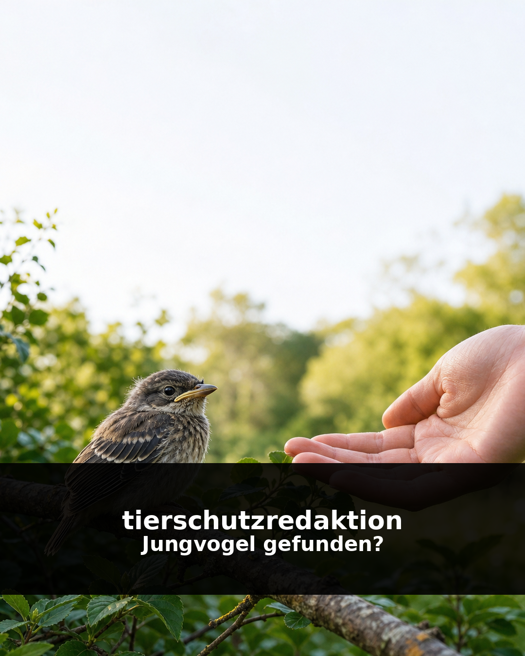 Jungvogel gefunden: erst schauen, dann helfen