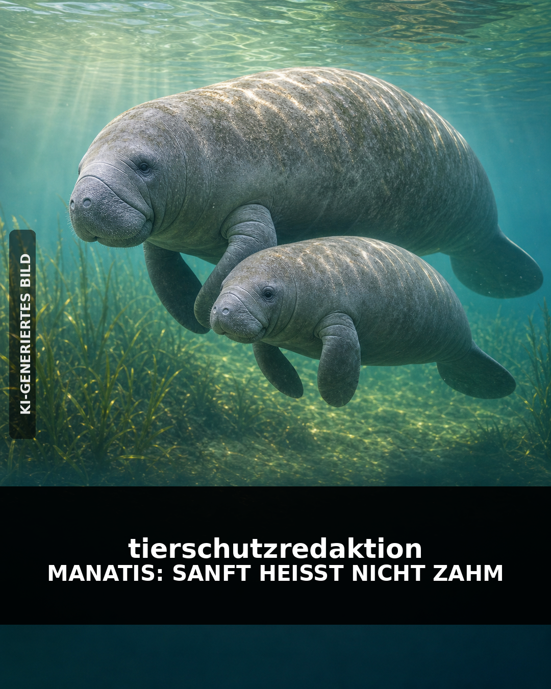 Manatis: sanft heißt nicht zahm