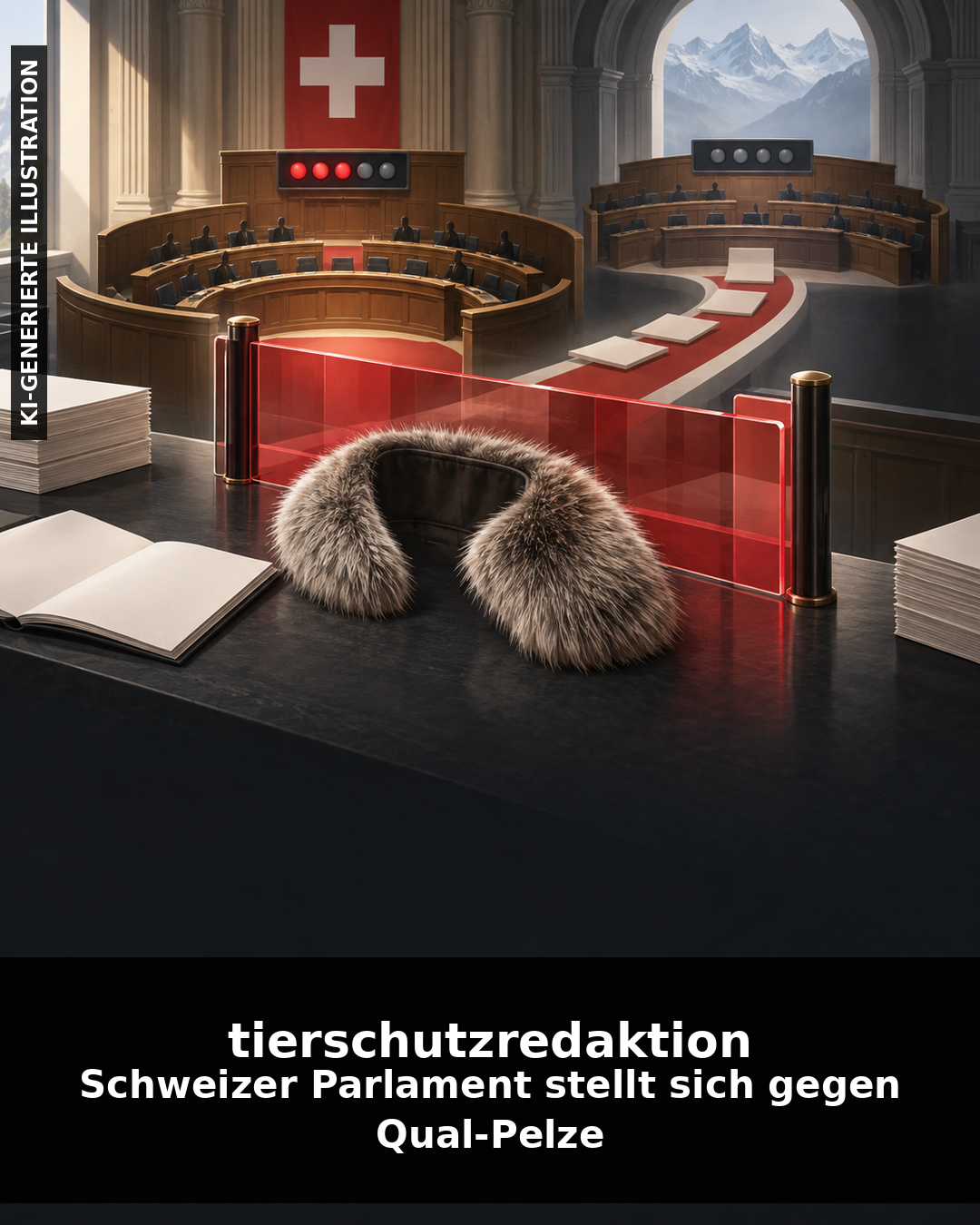 Schweizer Parlament stellt sich gegen Qual-Pelze