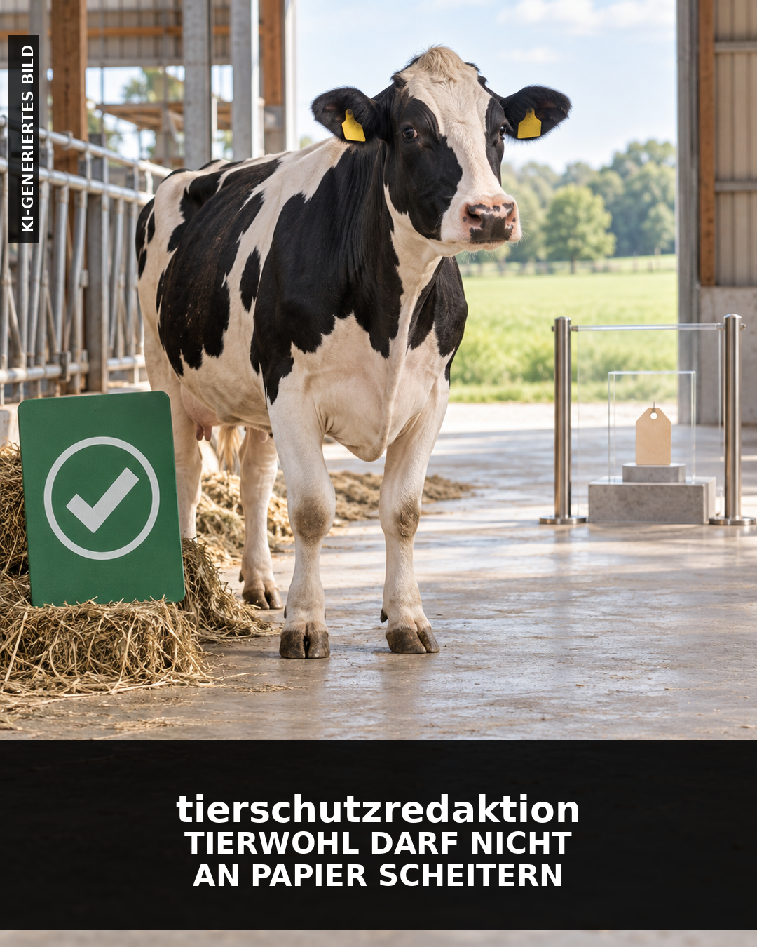 Tierwohl darf nicht an Papier scheitern