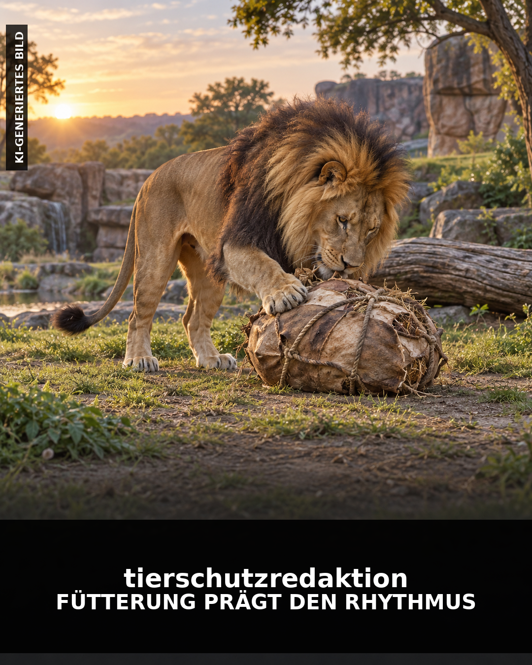 Wusstest du? Ganzkörperfütterung verändert den Rhythmus von Zooköwen