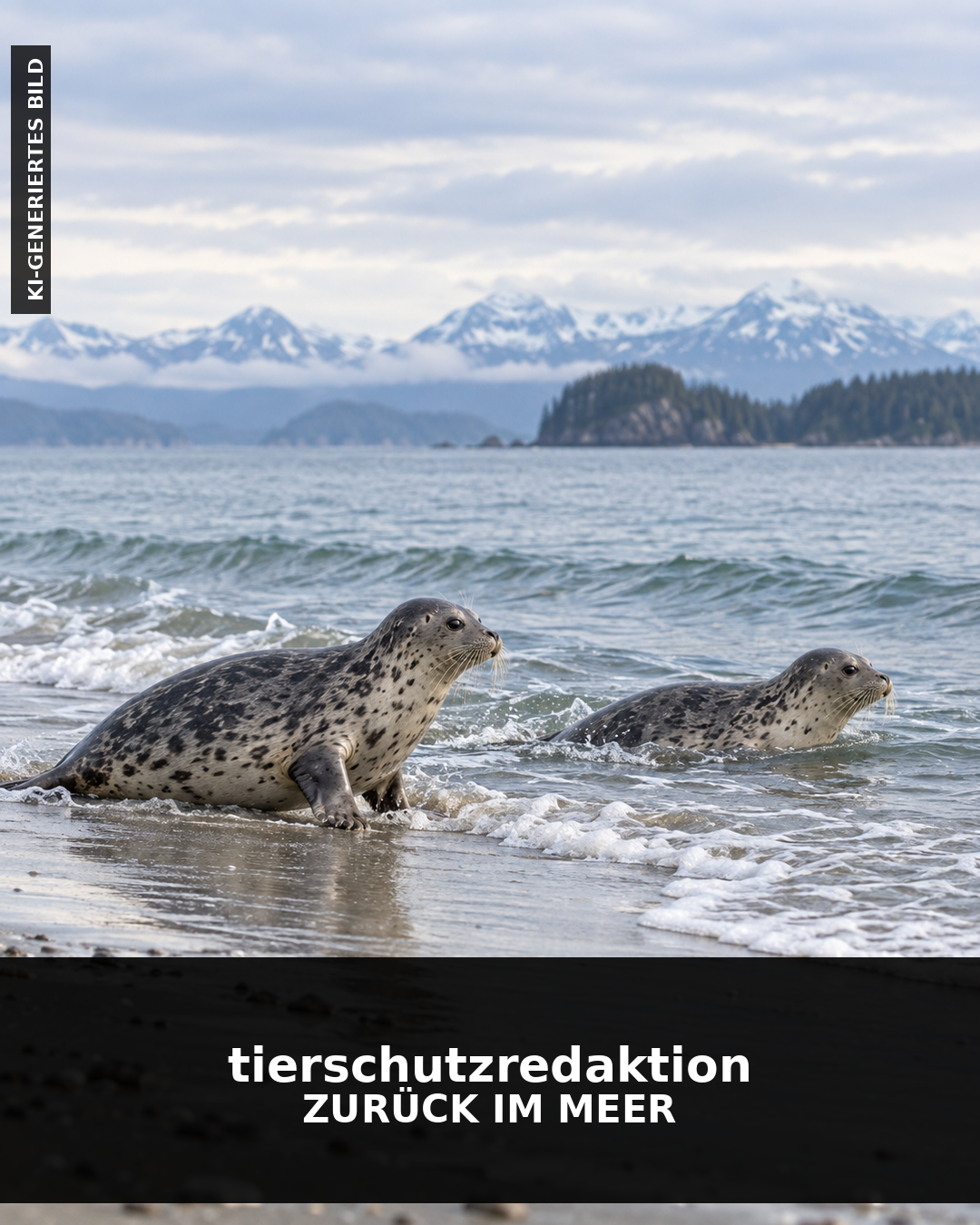 Zurück im Meer: Zwei gerettete Seehunde sind wieder frei